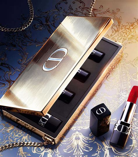 christian dior lipstick set|dior lipstick set with clutch.